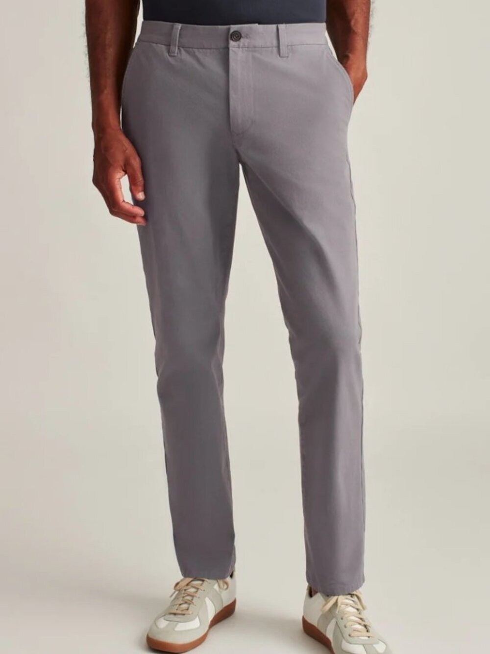 Bonobos Grey Slim Stretch Washed 2.0 Chino Pants